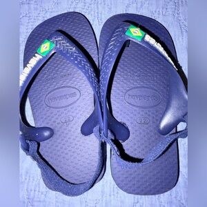 Havaianas Blue Toddler Flip Flops